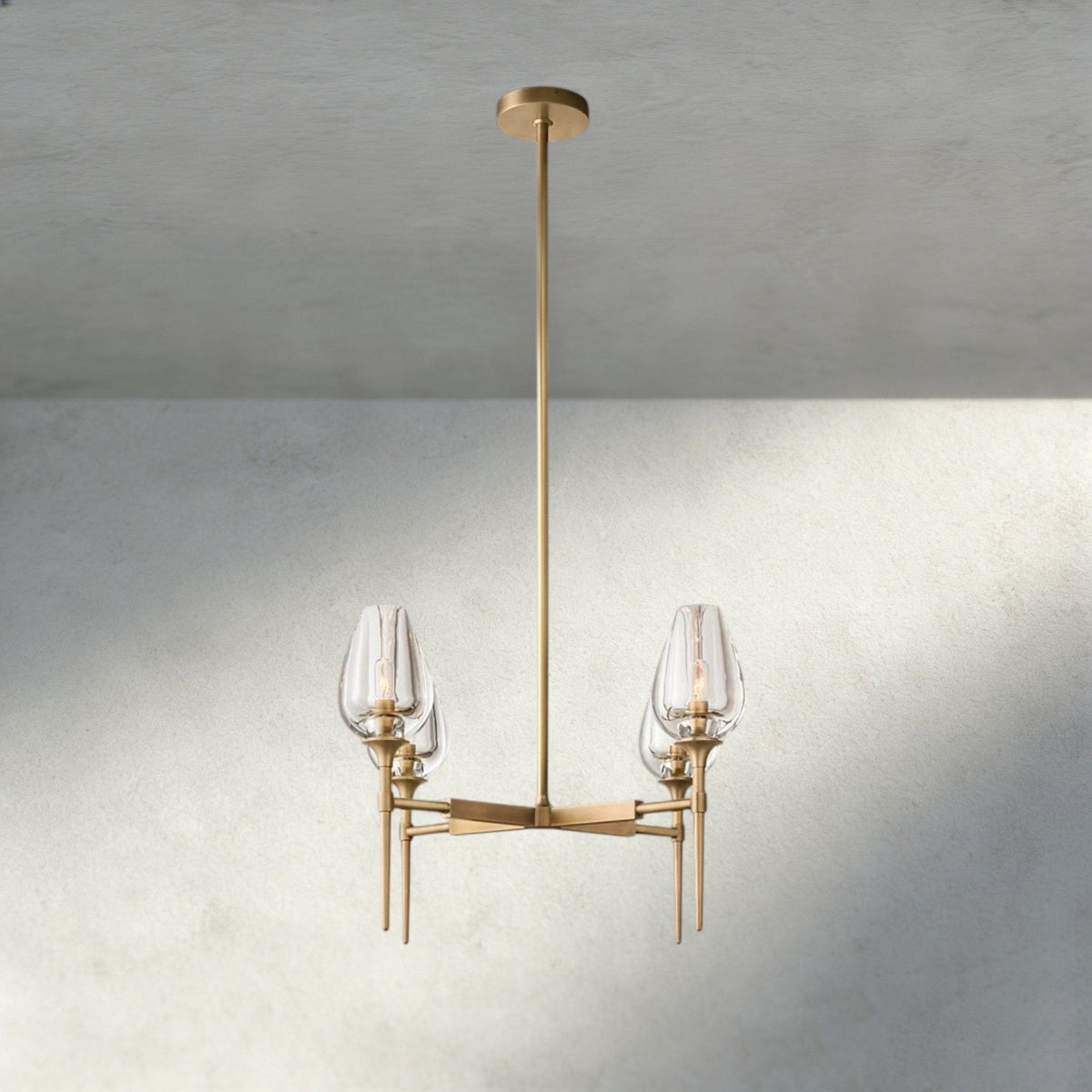 TULIP ROUND CHANDELIER 27", 42", 54" - briglamps