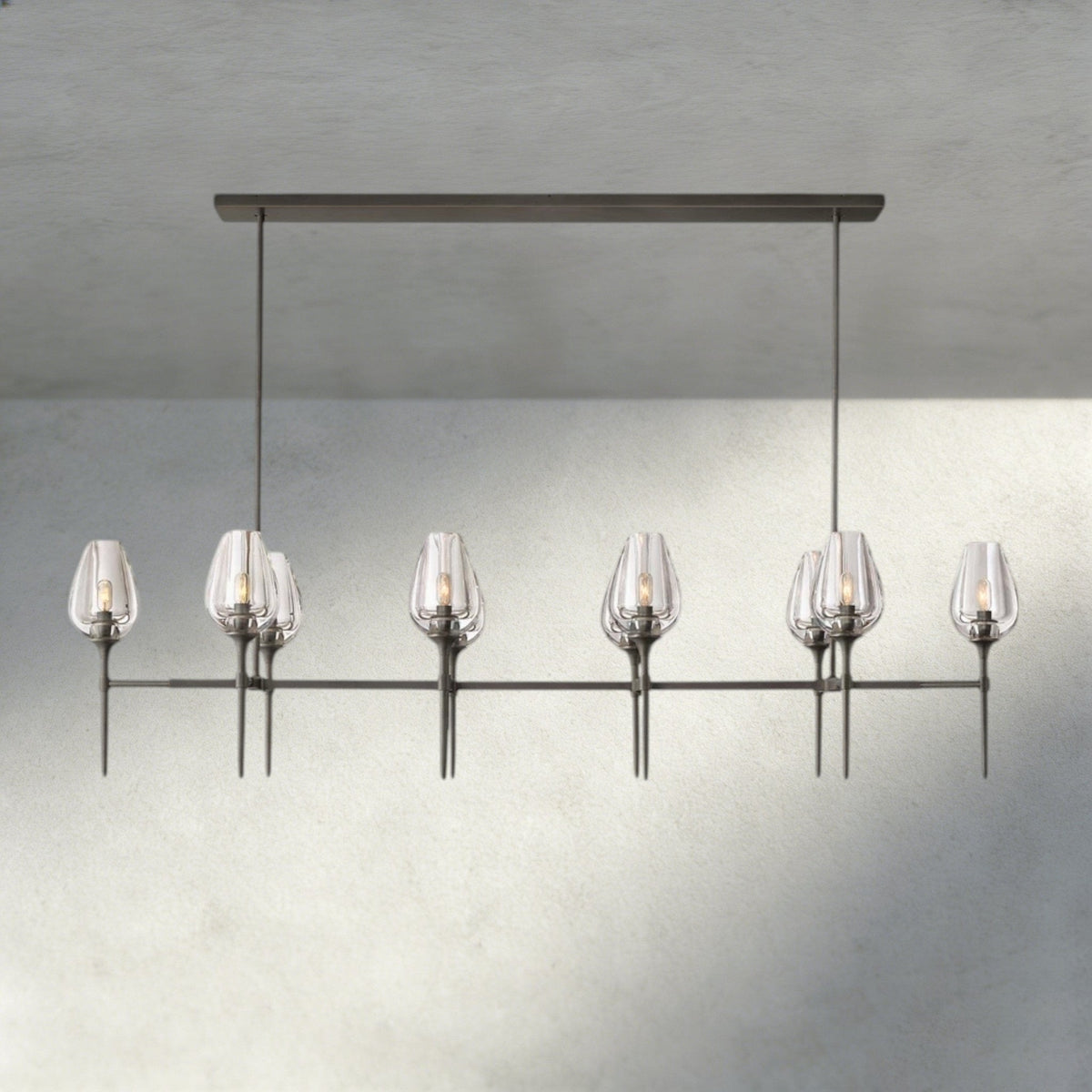 Tuple Linear Chandelier 52", 65" - Brig
