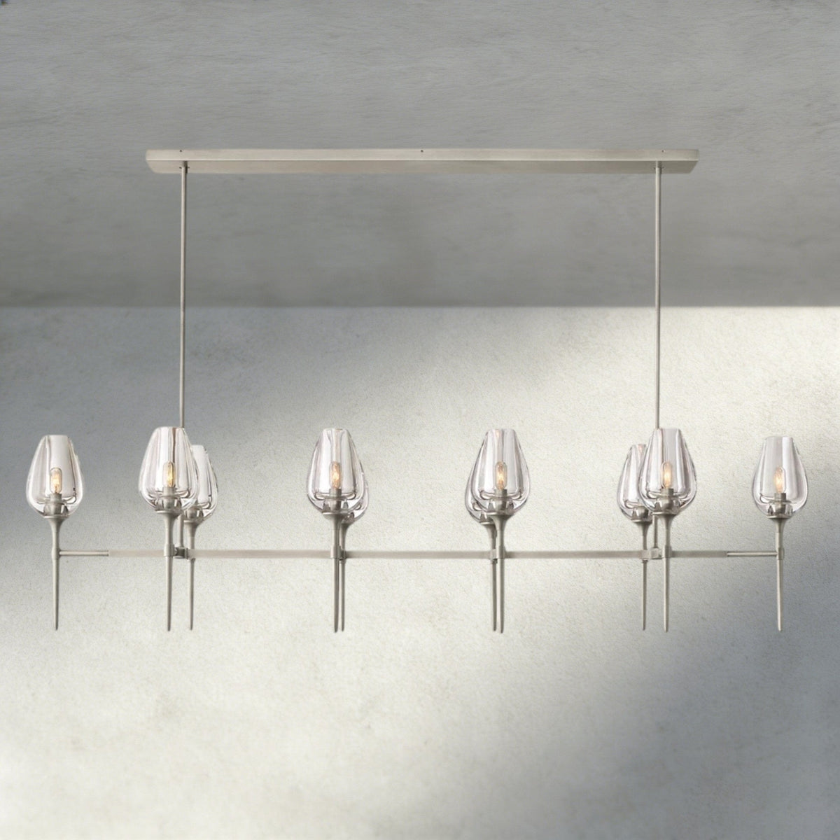 Tuple Linear Chandelier 52", 65" - Brig