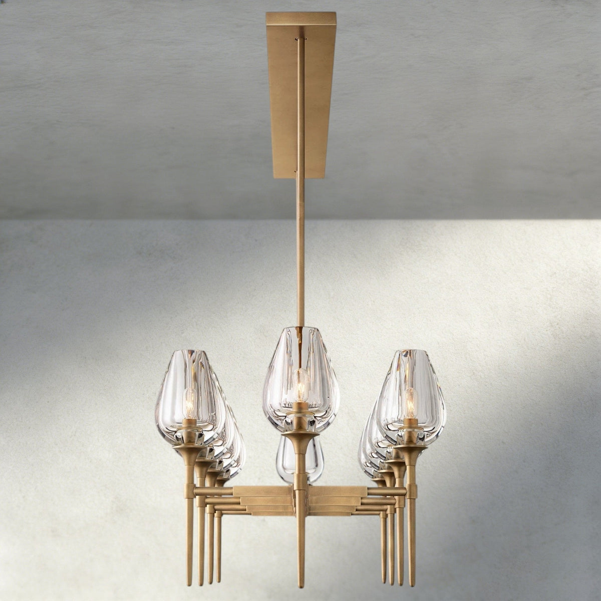 Tuple Linear Chandelier 52", 65" - Brig