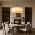 Valmont Marble Round Chandelier 31" - briglamps
