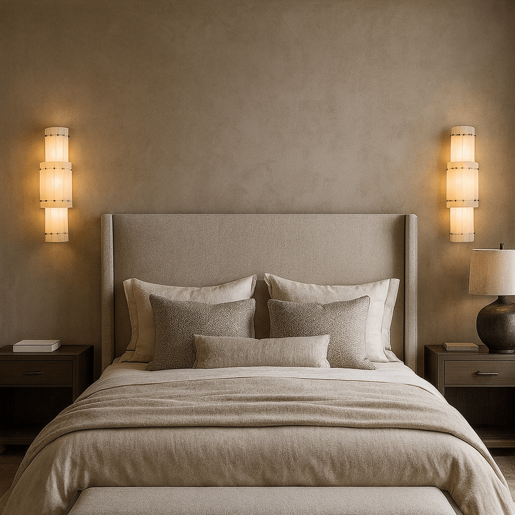 Valmont Marble Wall Sconce - briglamps