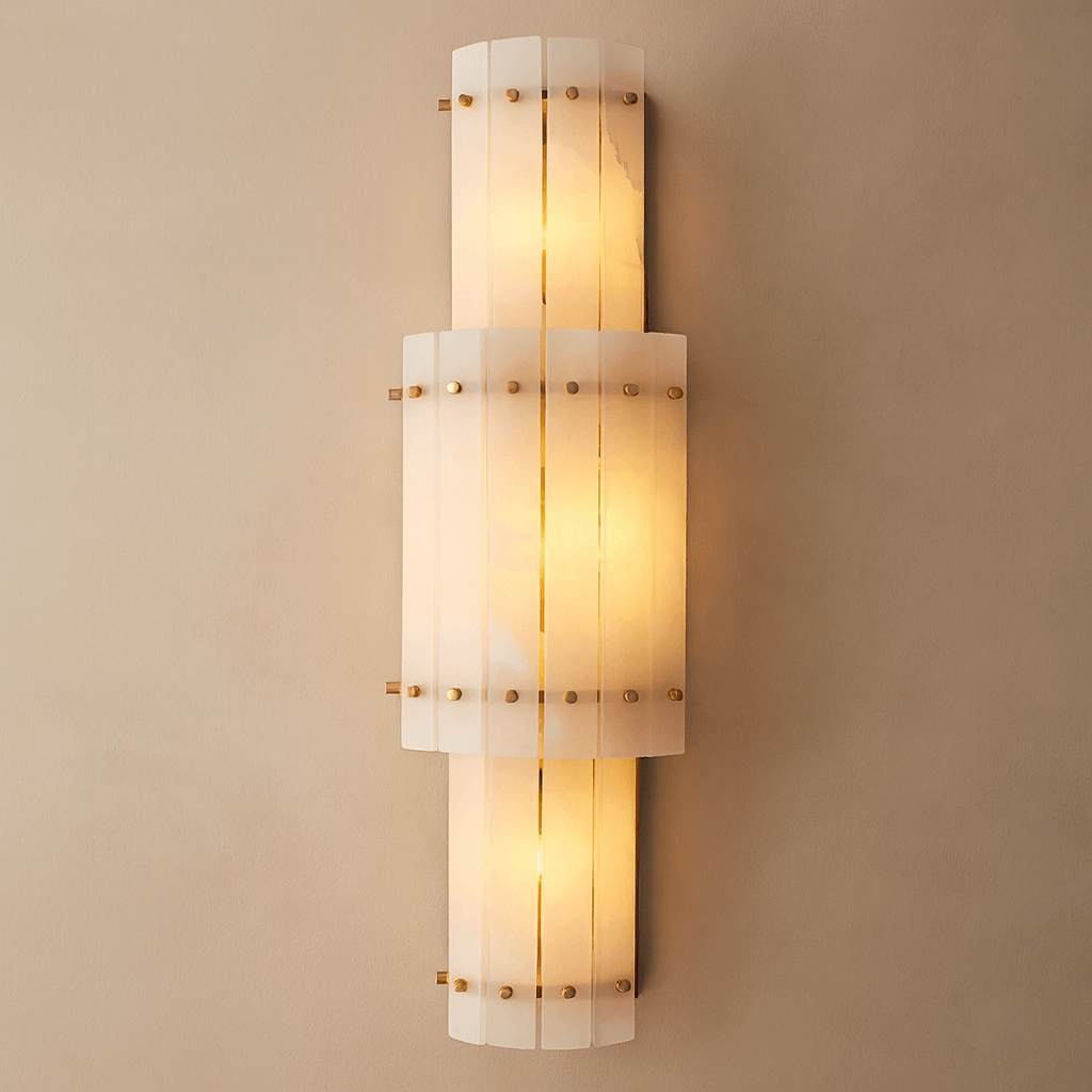 Valmont Marble Wall Sconce - briglamps