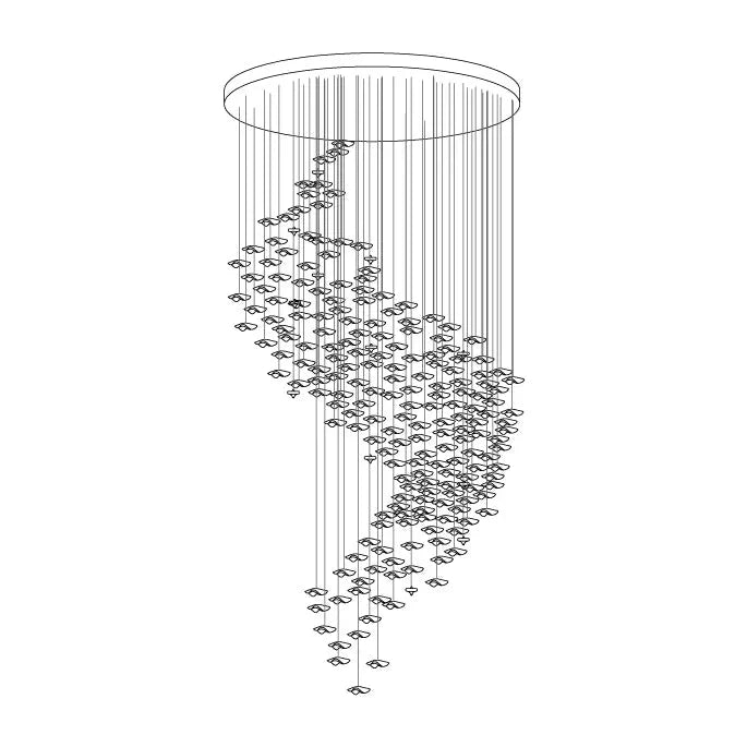 Veloria Fluid Chandelier - briglamps