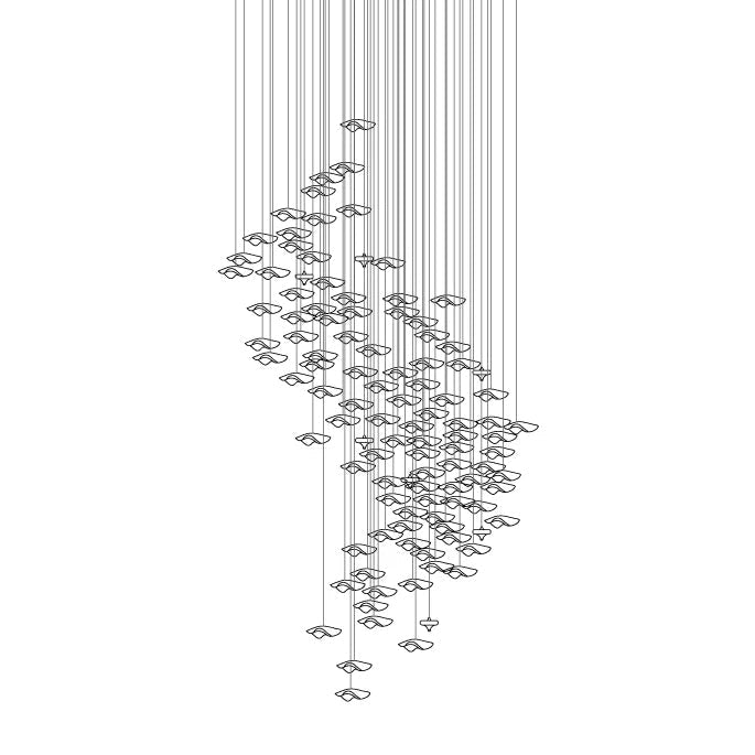 Veloria Fluid Chandelier - briglamps