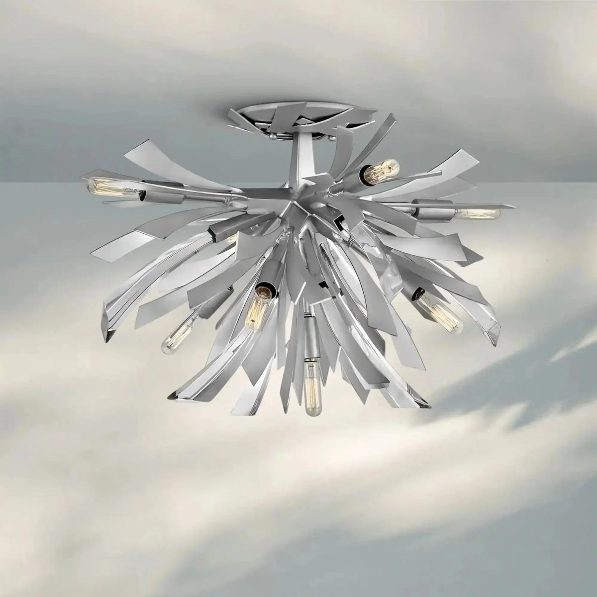 Vida Large Semi - Flush Mount - briglamps