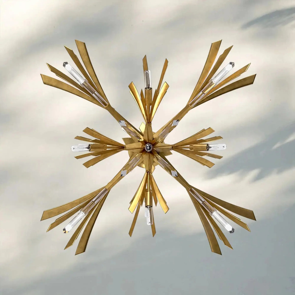 Vida Large Single Tier Chandelier - briglamps