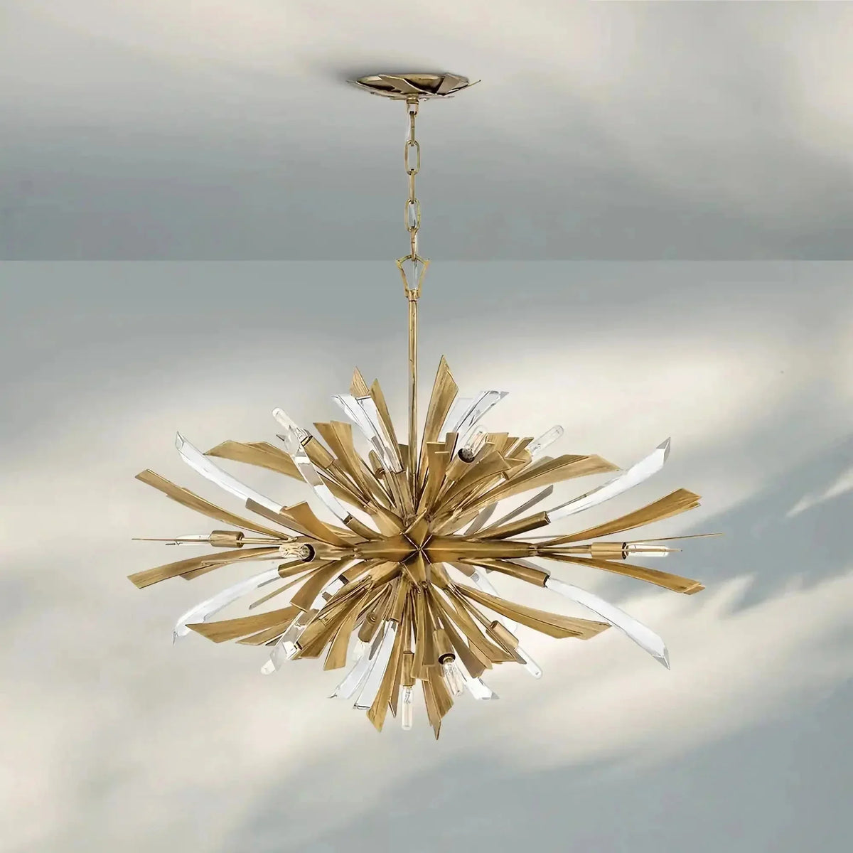 Vida Large Single Tier Chandelier - briglamps