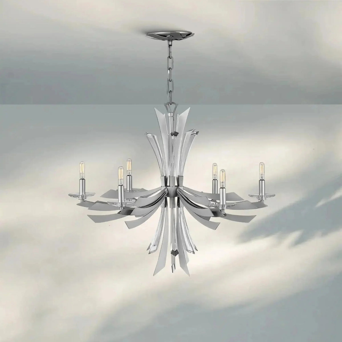 Vida Medium Single Tier Chandelier - briglamps